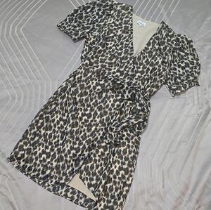 Heartloom Animal Print Mini Dress